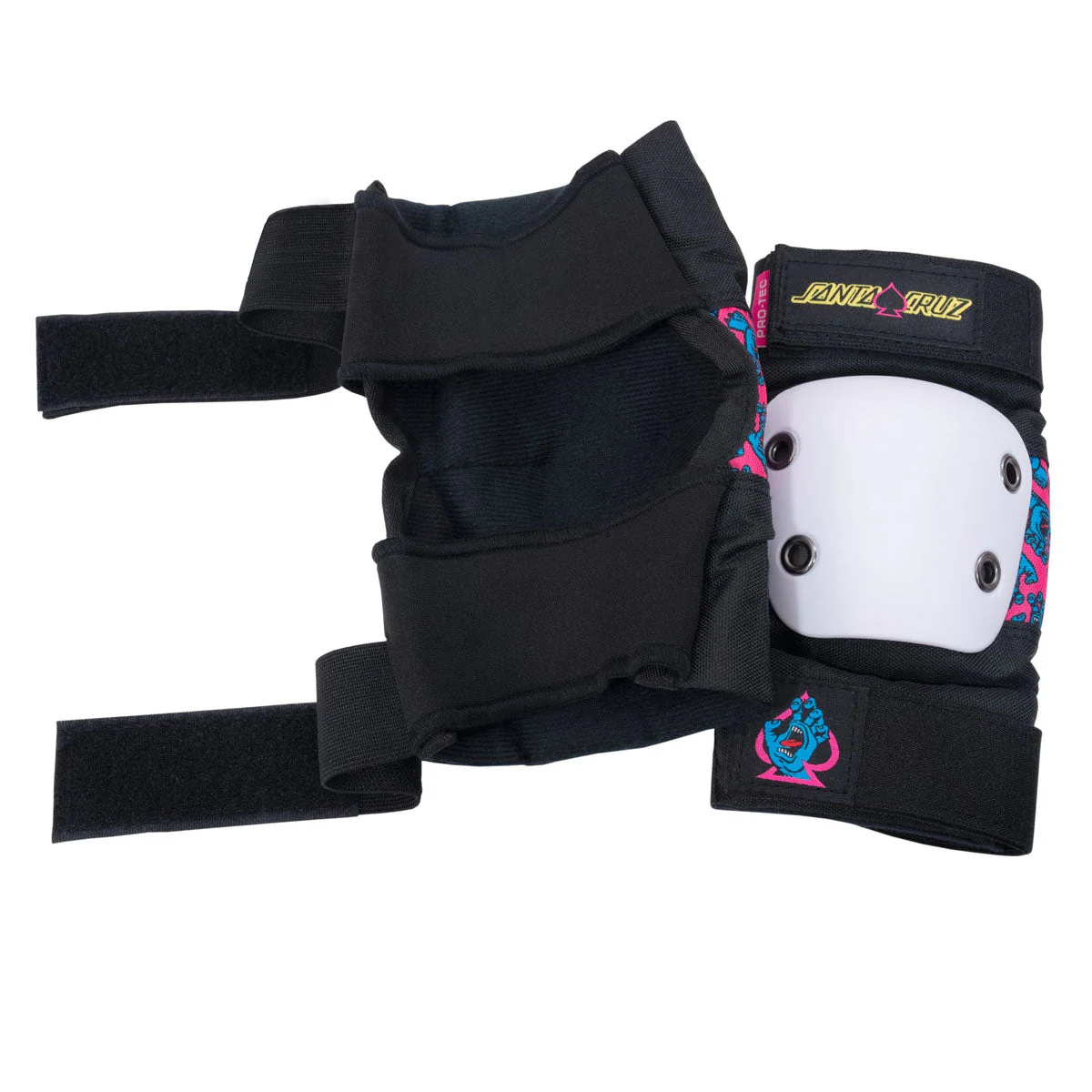 Pro-Tec x Santa Cruz Signature Edition Street JR 3 Pack Of Pads - Black - Image 3