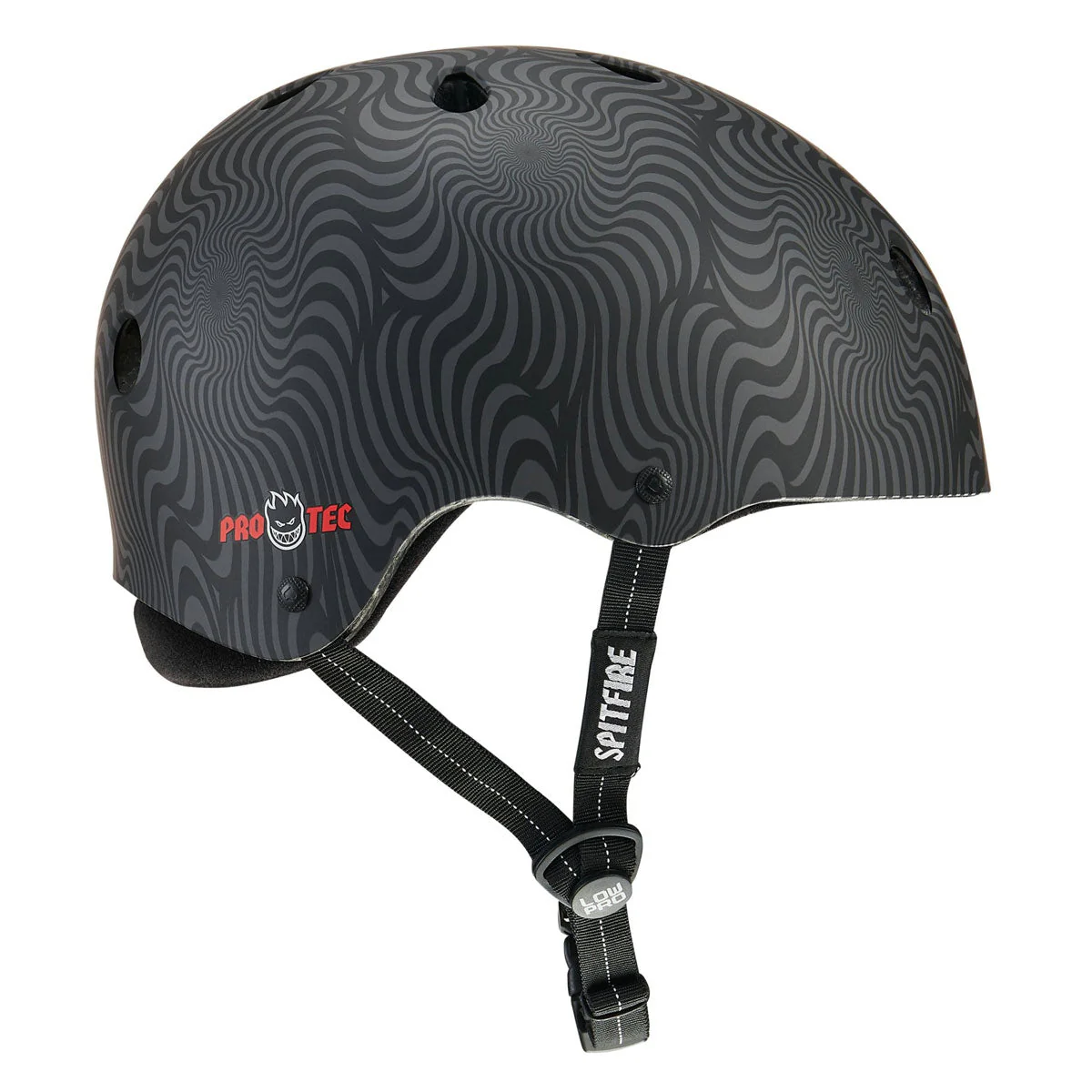 Pro-Tec x Spitfire Low Pro Helmet - Black Swirl - Image 5