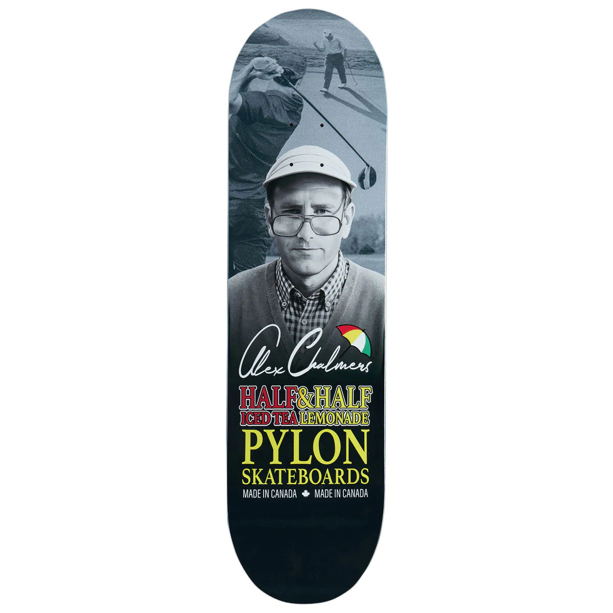Pylon Alex Chalmers Half & Half Skateboard Deck - 8.50"