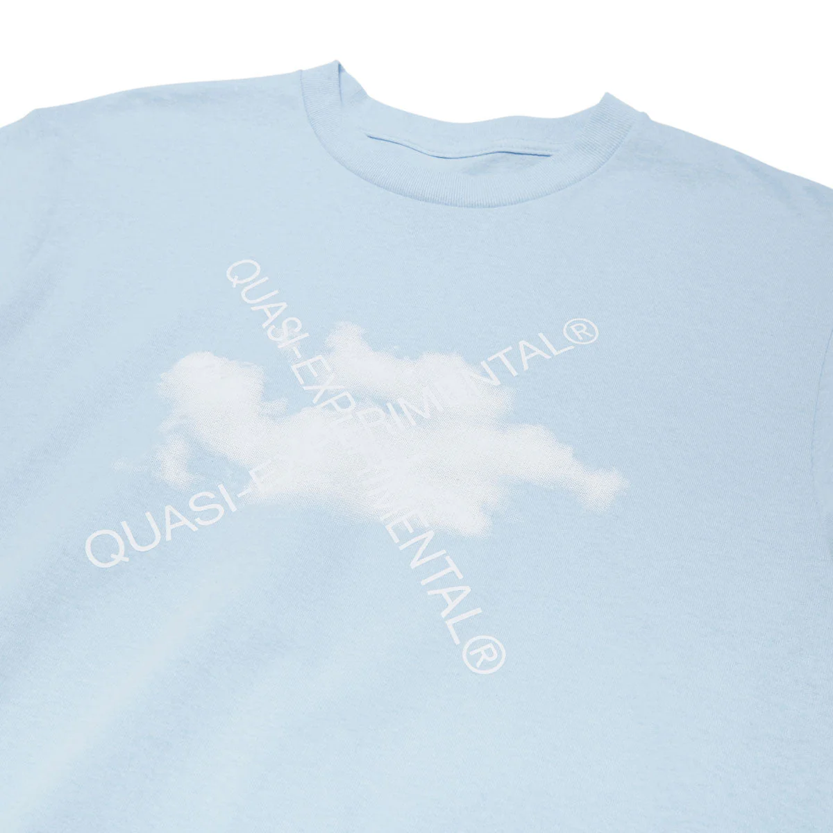 Quasi Cloud T-Shirt - Powder Blue - Image 3