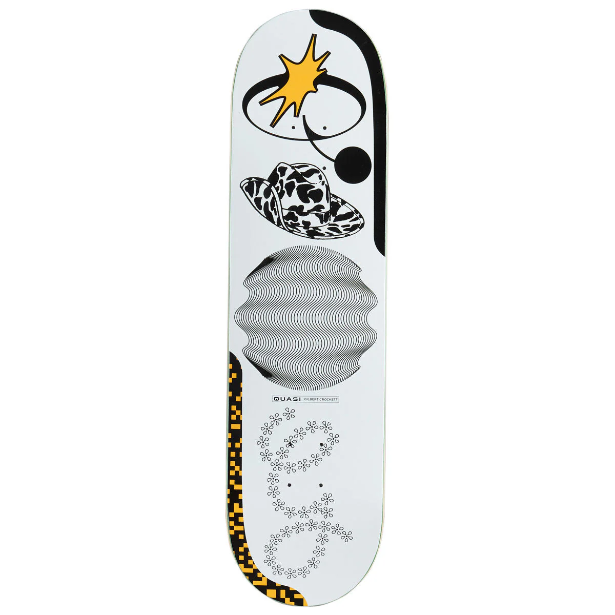 Quasi Crockett Bellyachin' Skateboard Deck - 8.25"