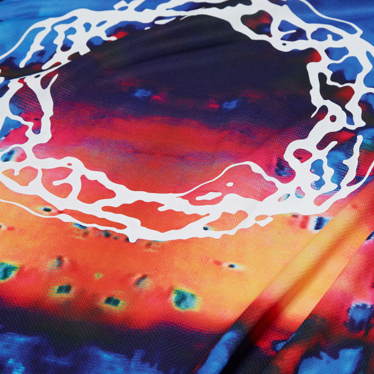 Quasi Gasser Moto Long Sleeve Jersey - Electric Blue - Image 4