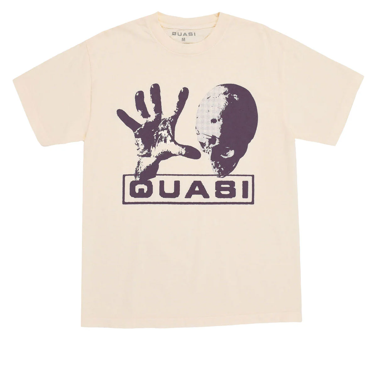 Quasi Void T-Shirt - Faded Cream