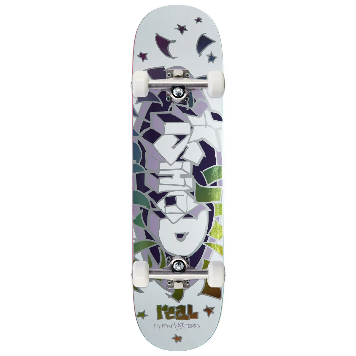 Real Ishod Gonz Oval Party Edition Full SE Skateboard Complete - 8.25"