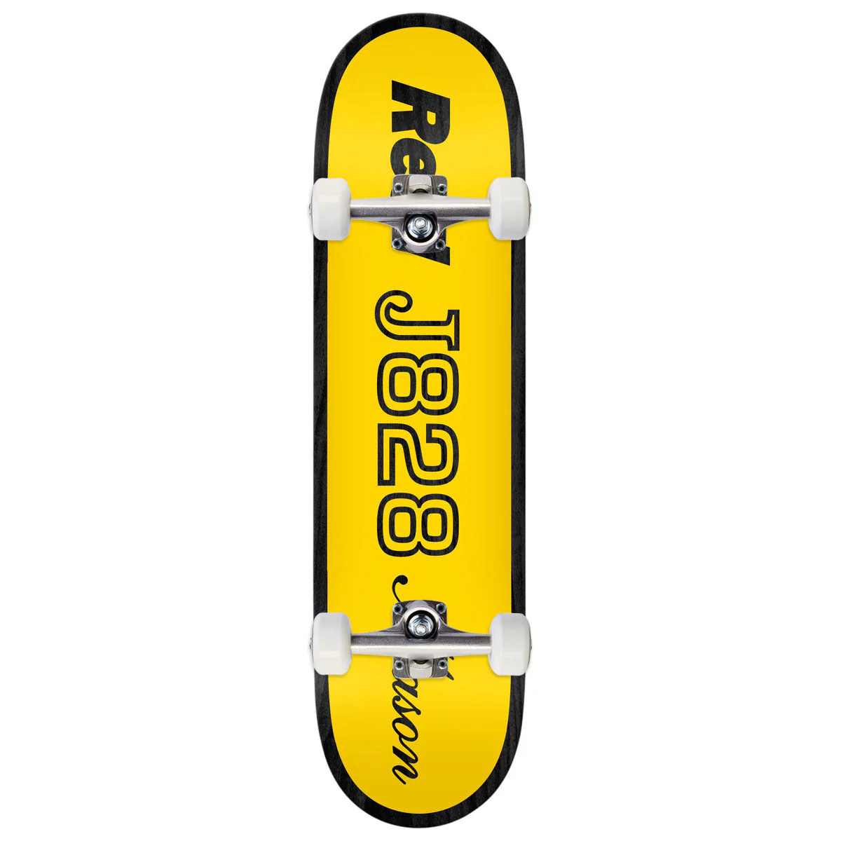 Real Mason Shape Code Skateboard Complete - Yellow - 8.28"