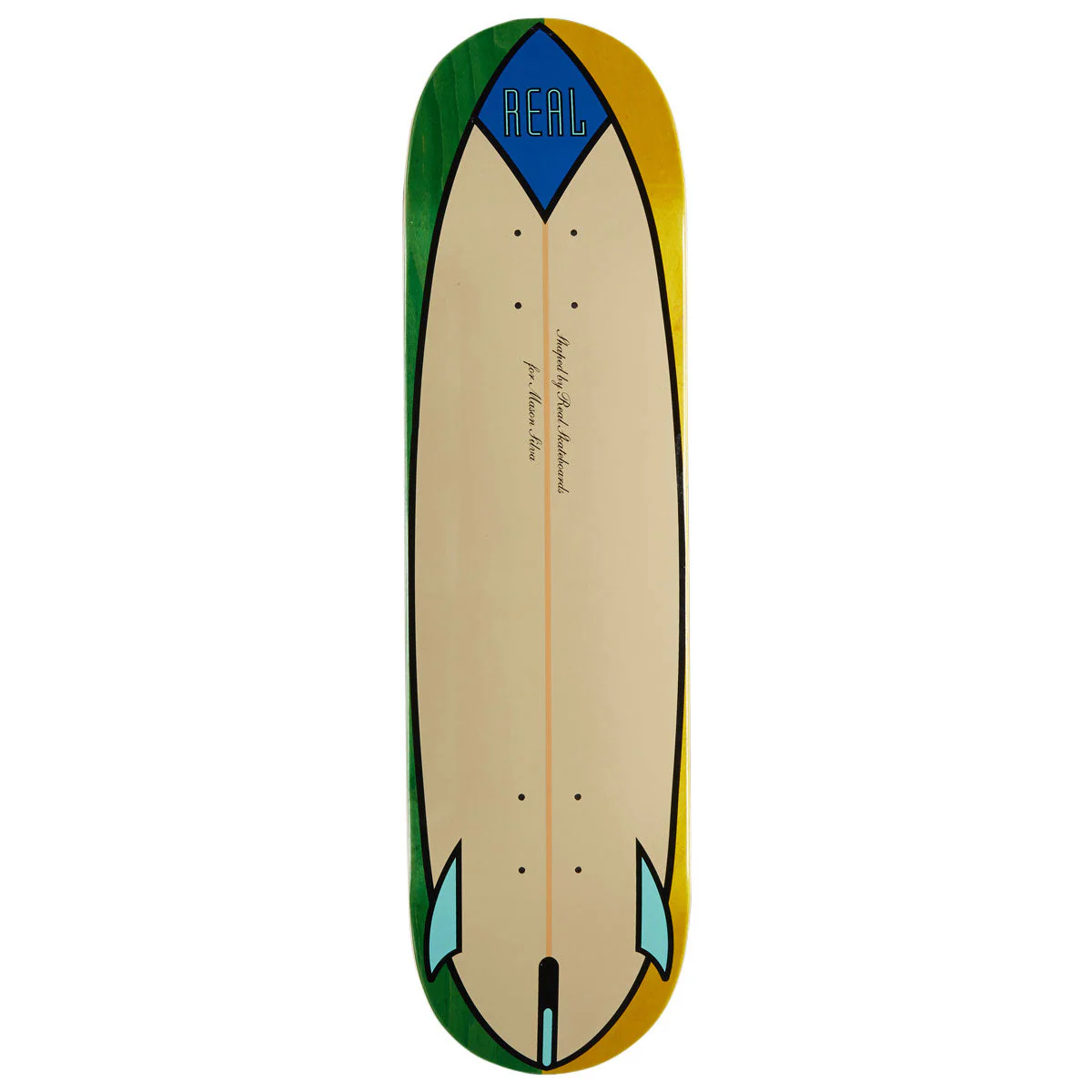 Real Mason Speed Egg Skateboard Deck - 8.28"