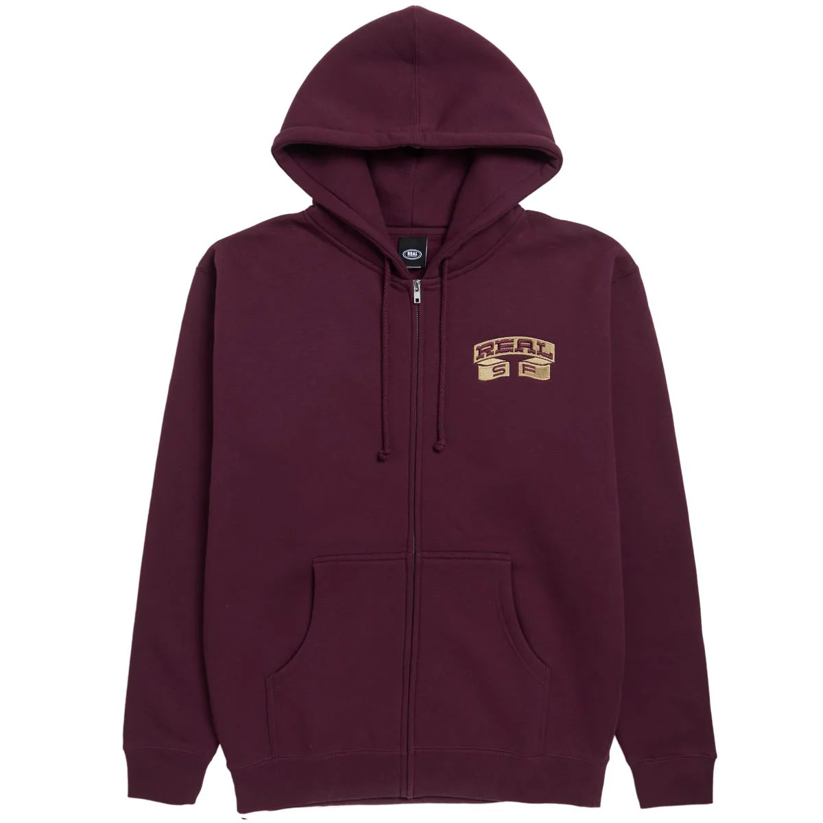 Real Muni Emb Hoodie - Maroon
