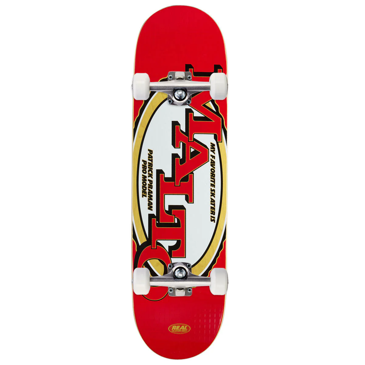 Real Praman Favorite Skater Skateboard Complete - 8.50"