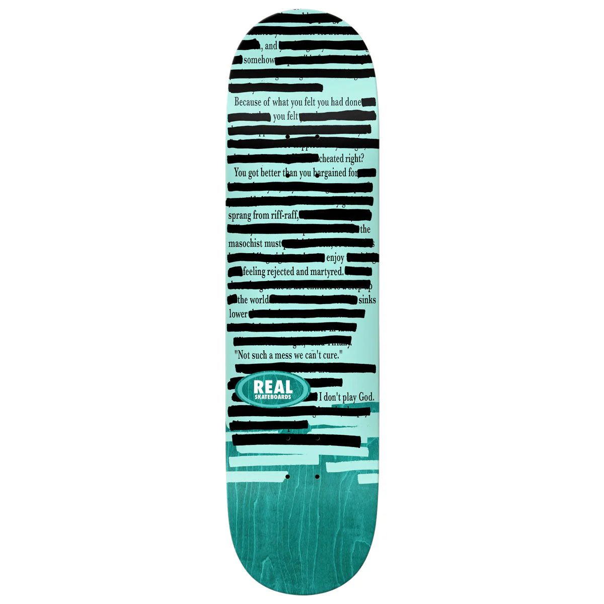 Real Team Non-Fiction Skateboard Deck - 8.12"