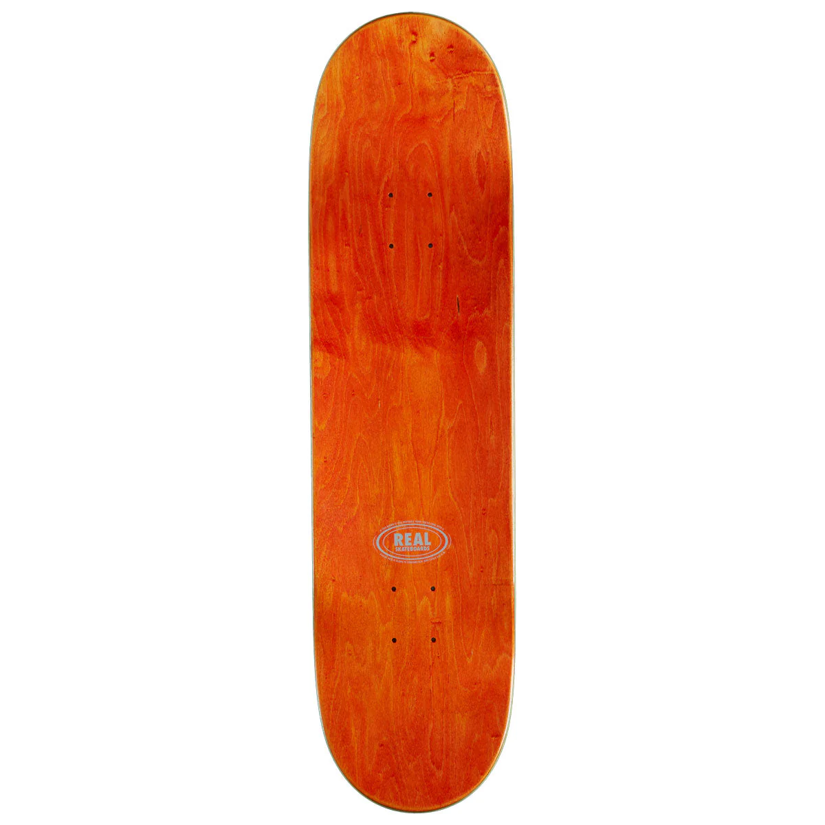 Real Wilkins Key Of Life Skateboard Deck - Orange - 8.50" - Image 2