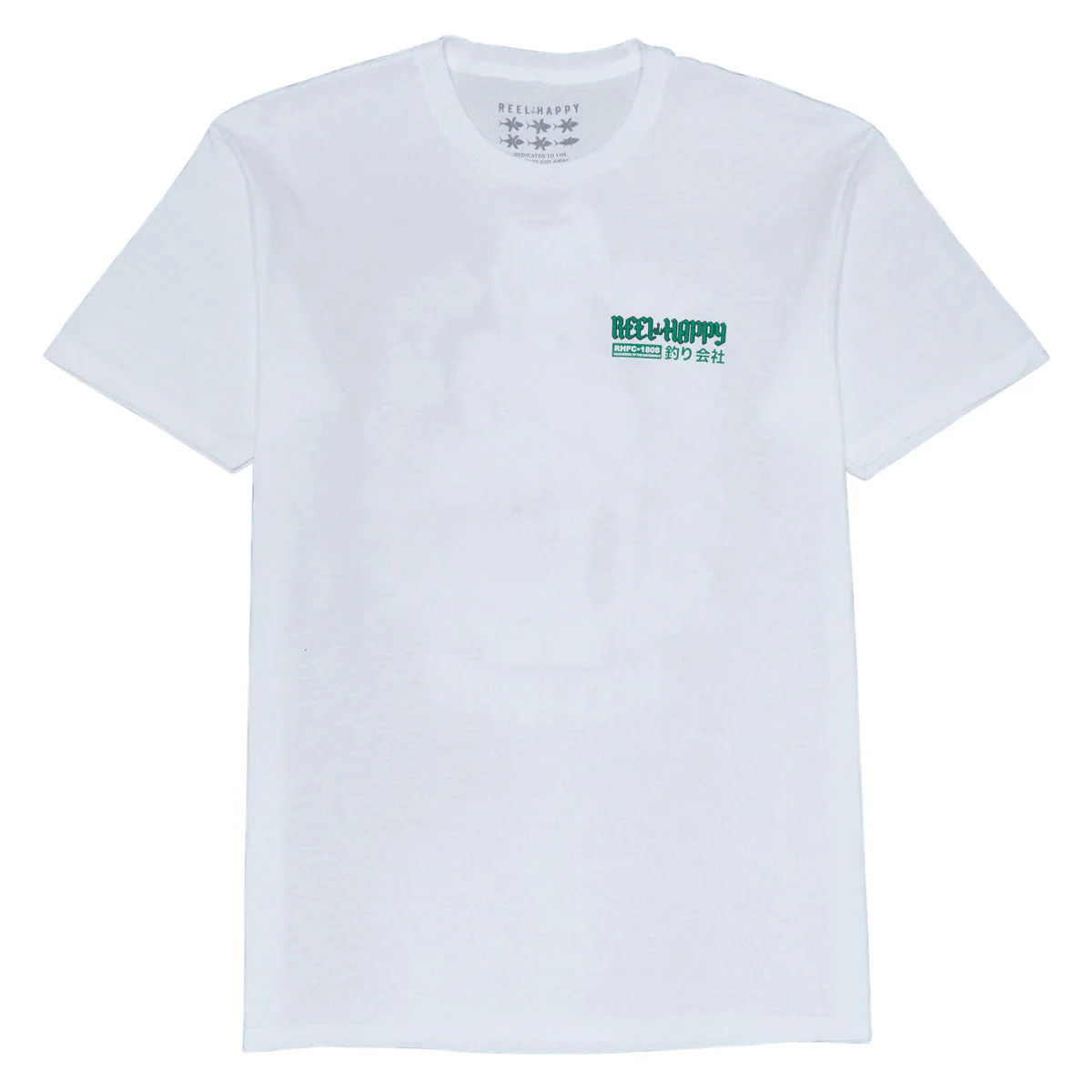 Reel Happy Goldie T-Shirt - White - Image 2
