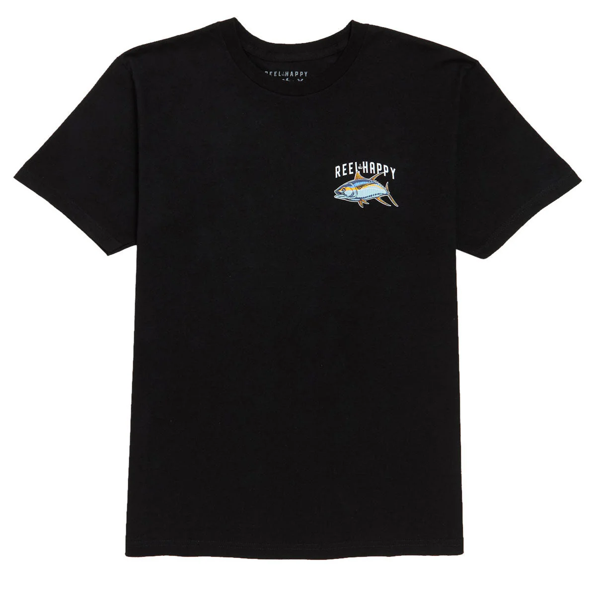 Reel Happy Tuna Grande T-Shirt - Black - Image 2