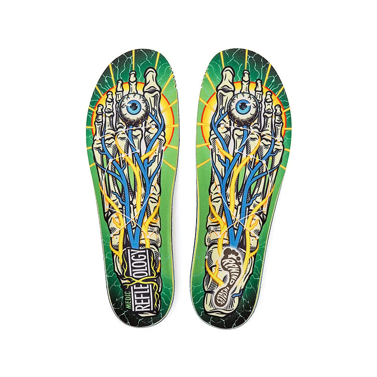 Remind Medic Impact Reflexology 5.5MM Mid-High Arch Shoe Insole