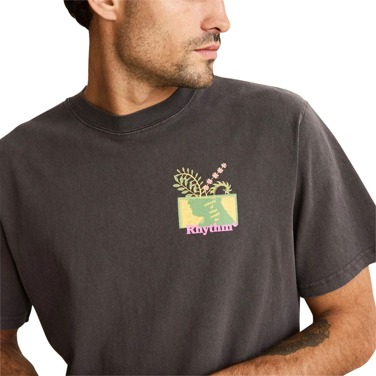 Rhythm Echoes Vintage T-Shirt - Vintage Black - Image 5