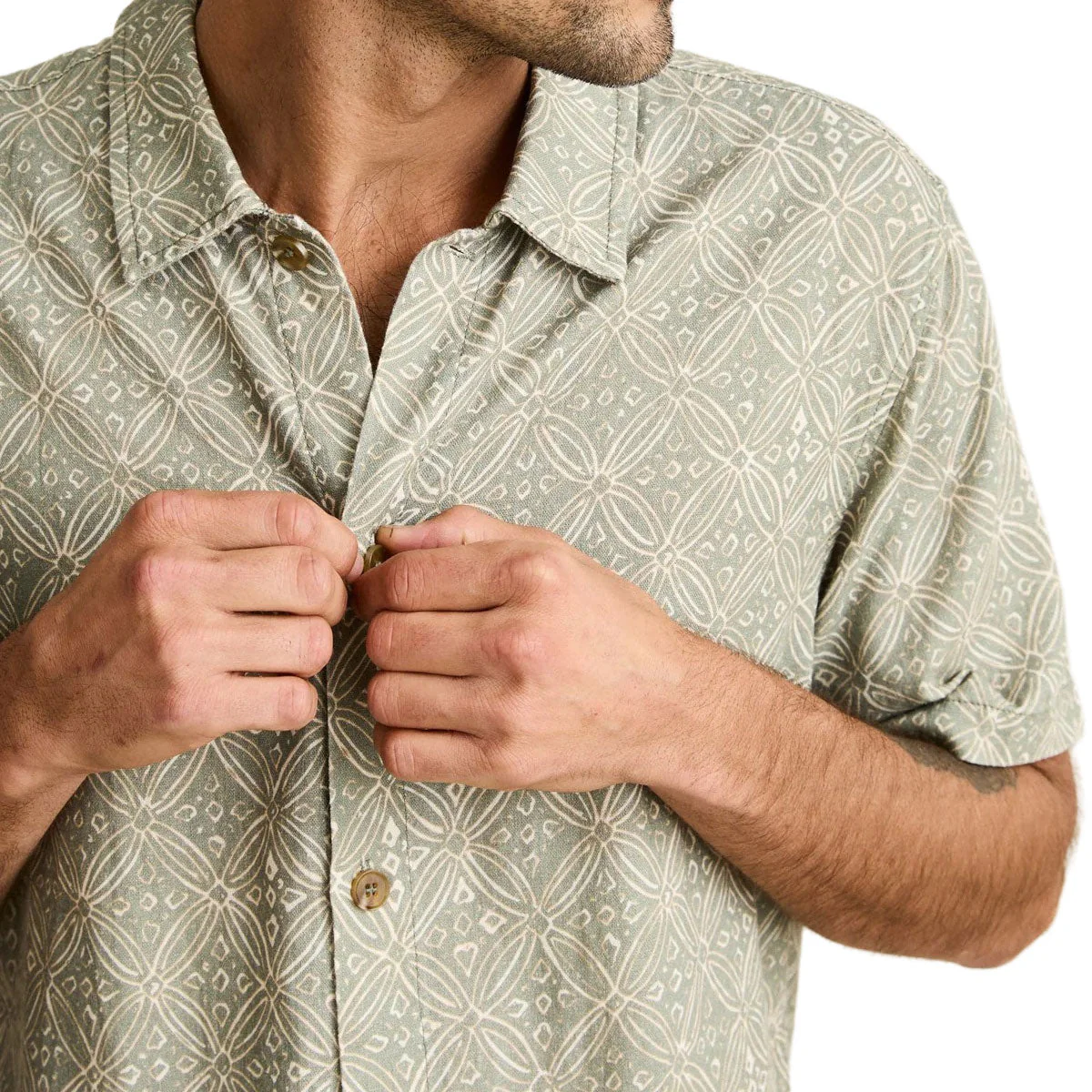 Rhythm Java Shirt - Olive - Image 3