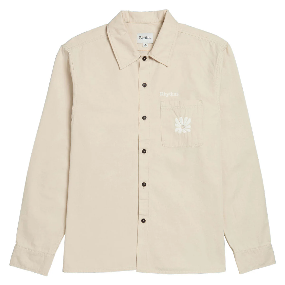 Rhythm Kinetic Long Sleeve Over Shirt - Off White