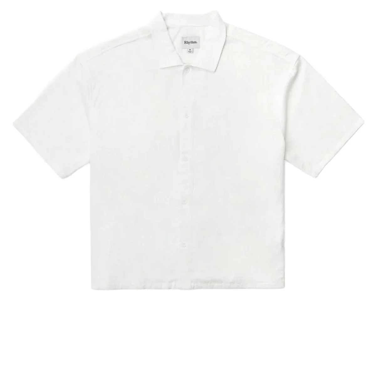 Rhythm Leads Relaxed Check Shirt - White - Image 4