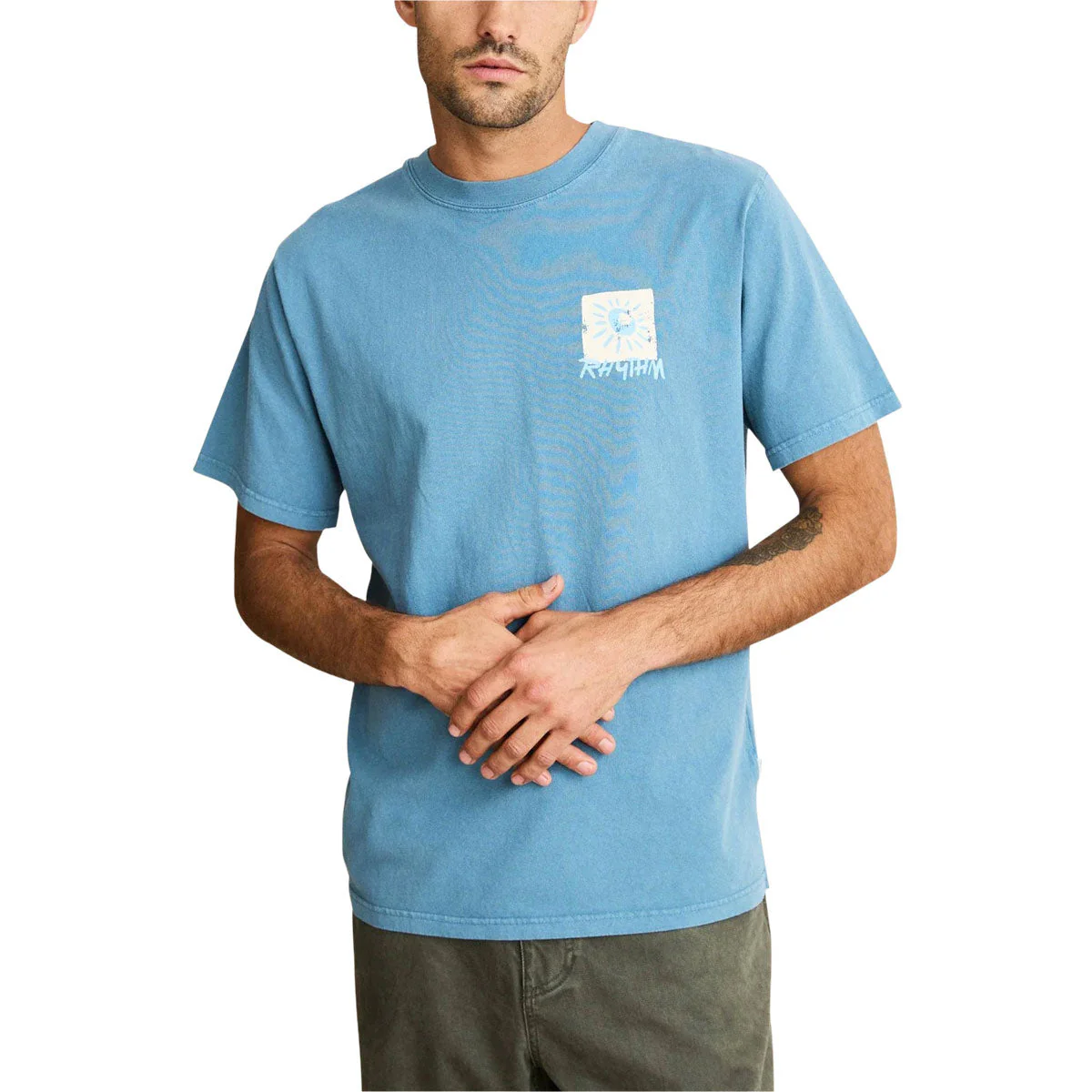 Rhythm Mementos Vintage T-Shirt - Bluestone - Image 3