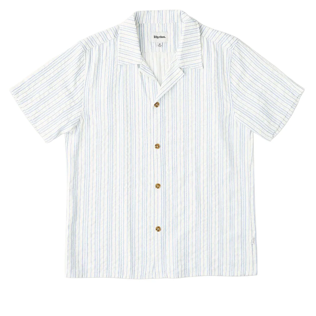Rhythm Novelty Stripe Shirt - White - Image 2