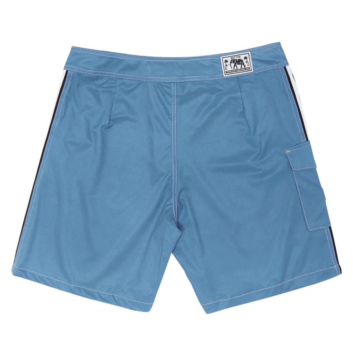 Rhythm Panel Stripe Boardshorts - Mineral Blue - Image 2