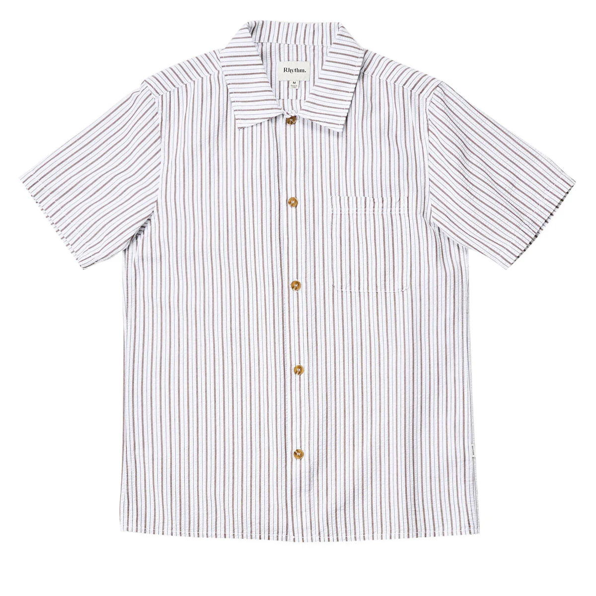 Rhythm Seersucker Stripe Shirt - Cedar - Image 4