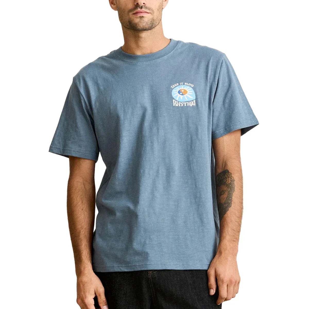 Rhythm Slow Down T-Shirt - Slate - Image 3