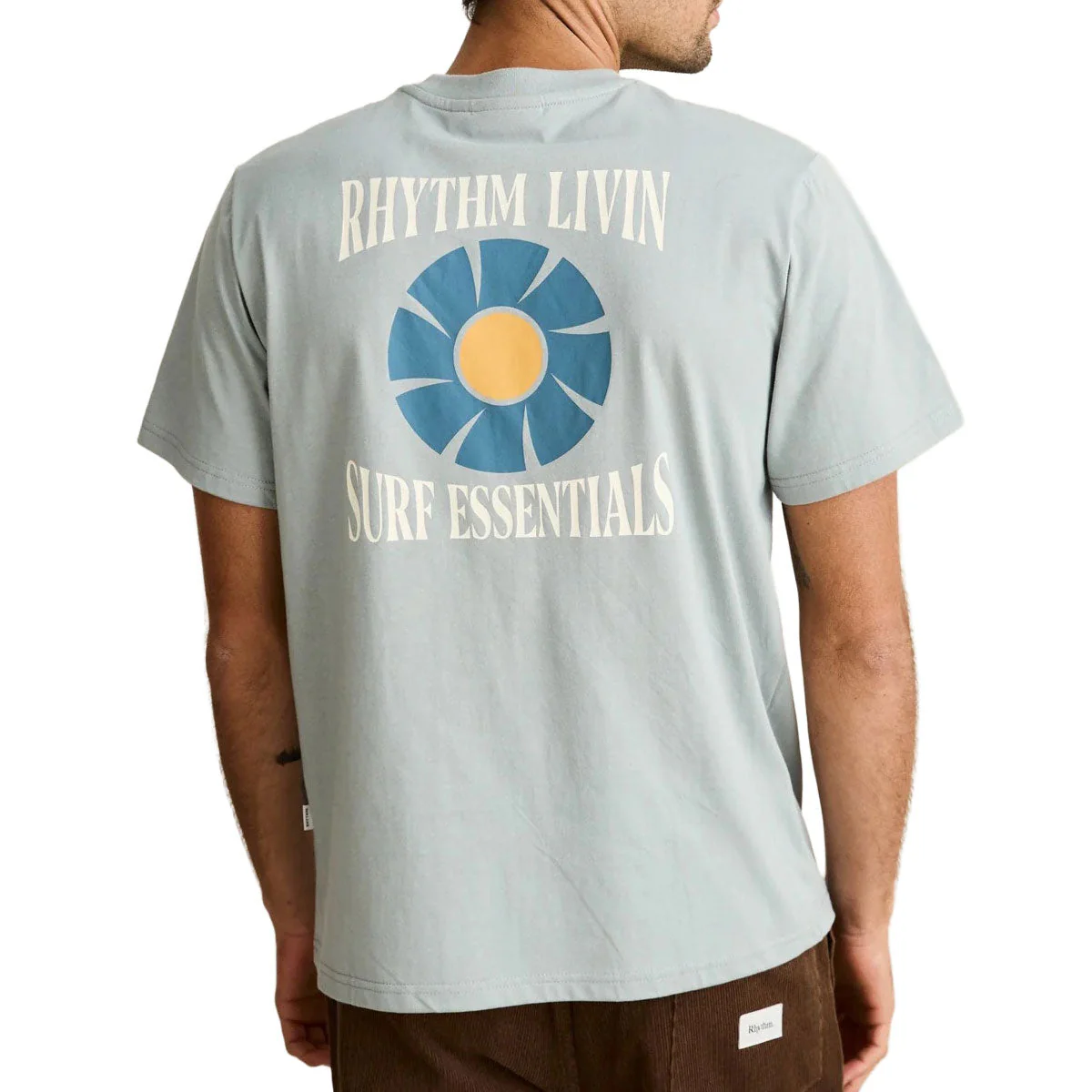 Rhythm Surf Essentials T-Shirt - Seafoam - Image 4