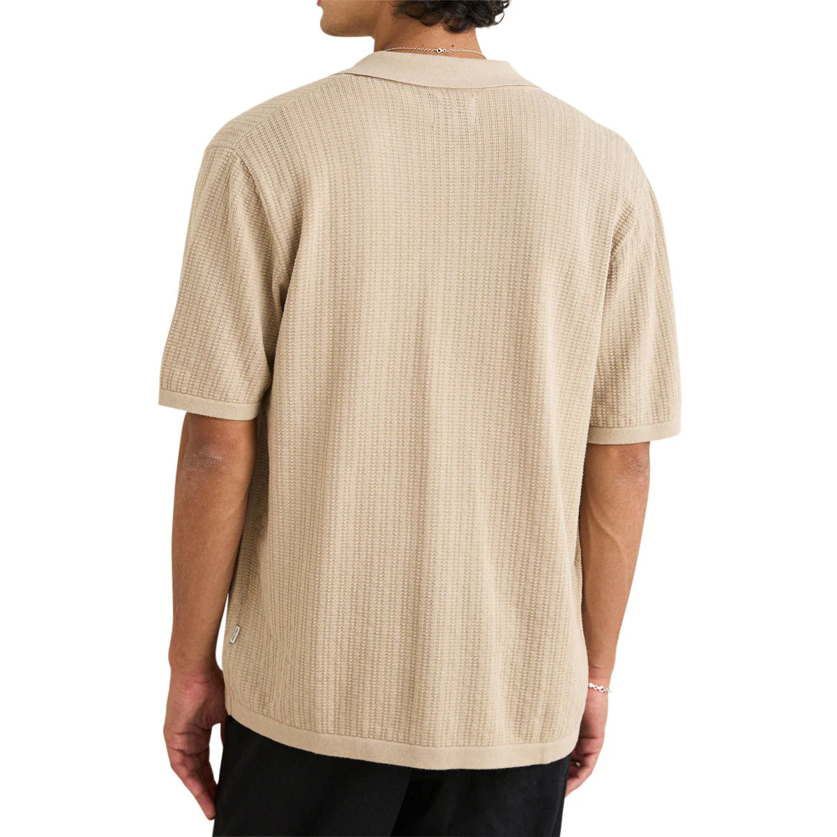 Rhythm Textured Knit Shirt - Stone - Image 2