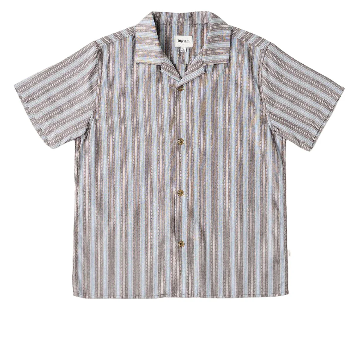 Rhythm Vacation Stripe Shirt - Chocolate - Image 2