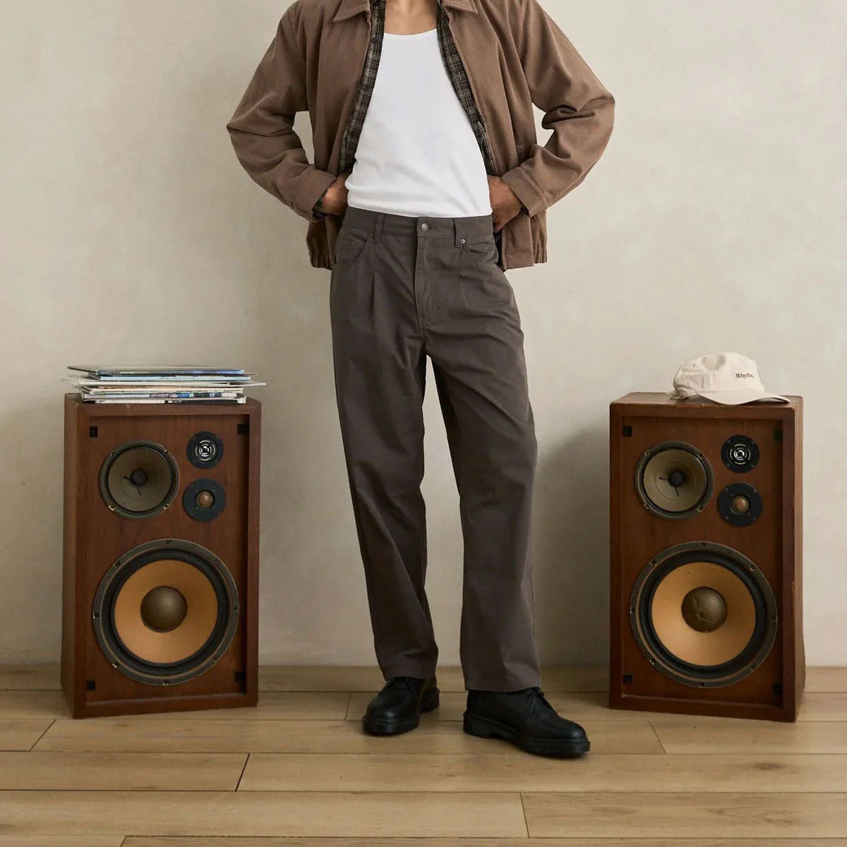 Rhythm Warped Straight Cut Pants - Grey - Image 5
