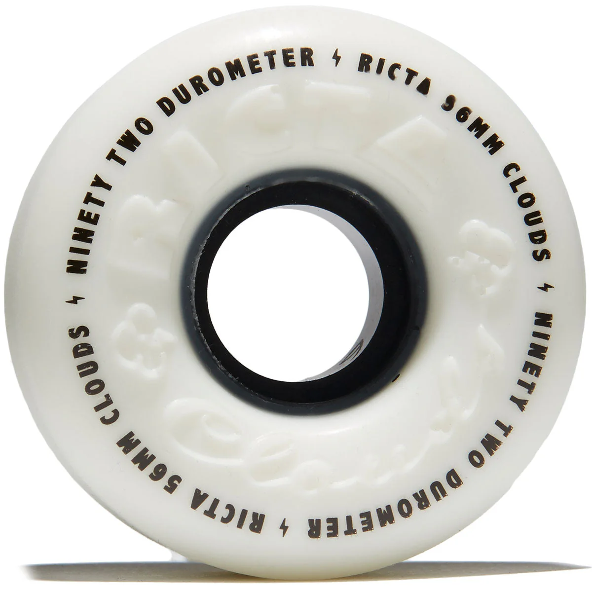 Ricta Clouds 92a Skateboard Wheels - Black - 56mm