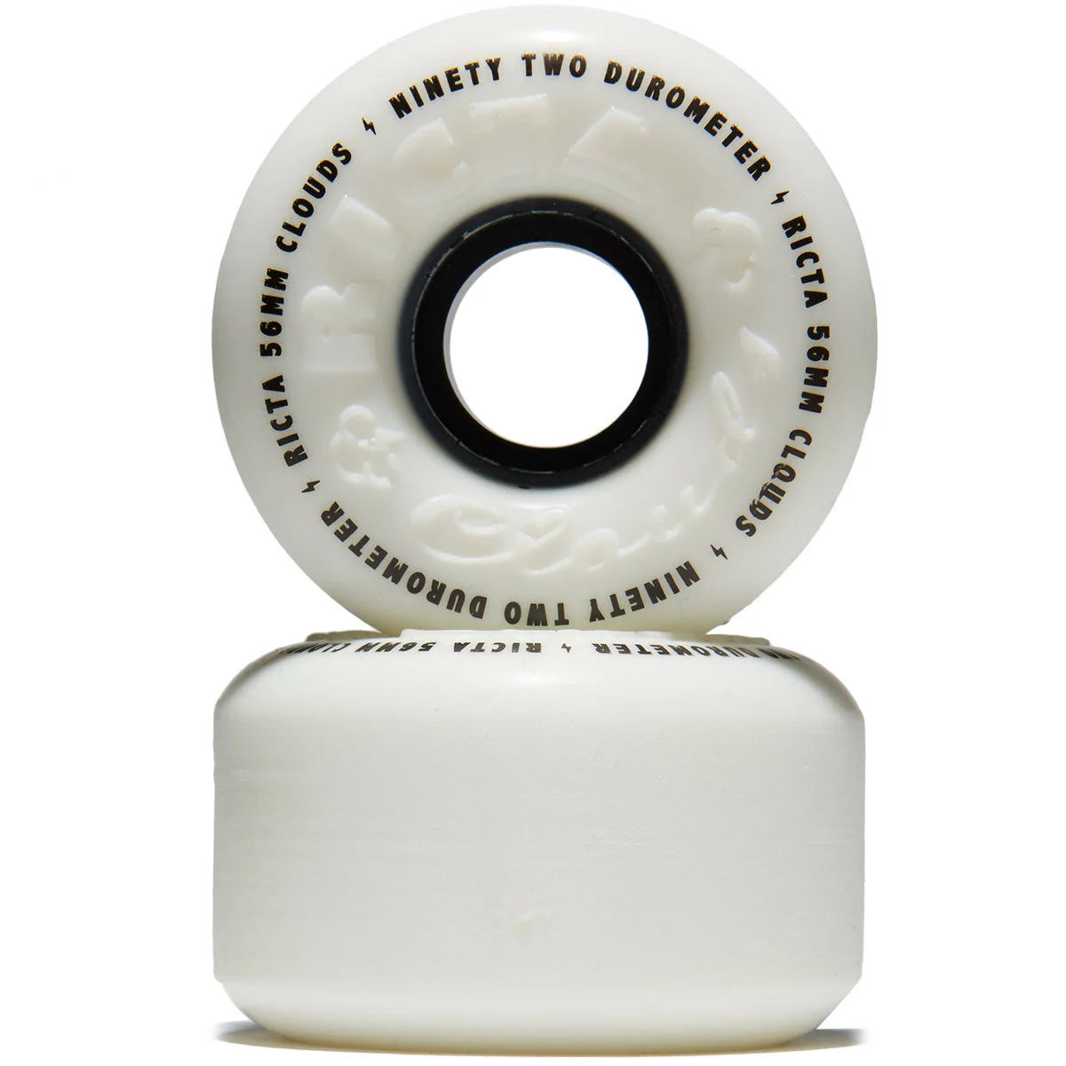 Ricta Clouds 92a Skateboard Wheels - Black - 56mm - Image 2