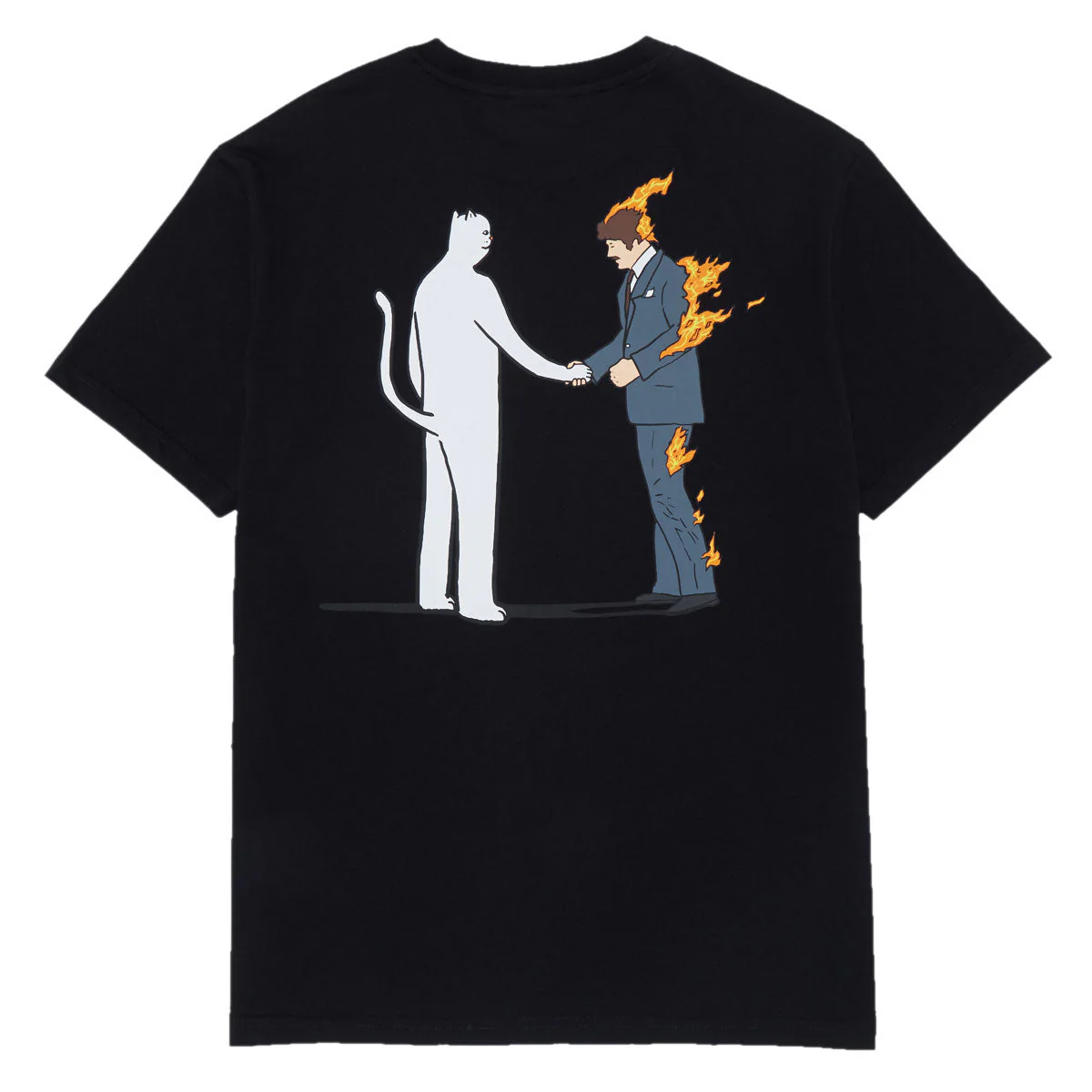RIPNDIP Burn T-Shirt - Black Wash