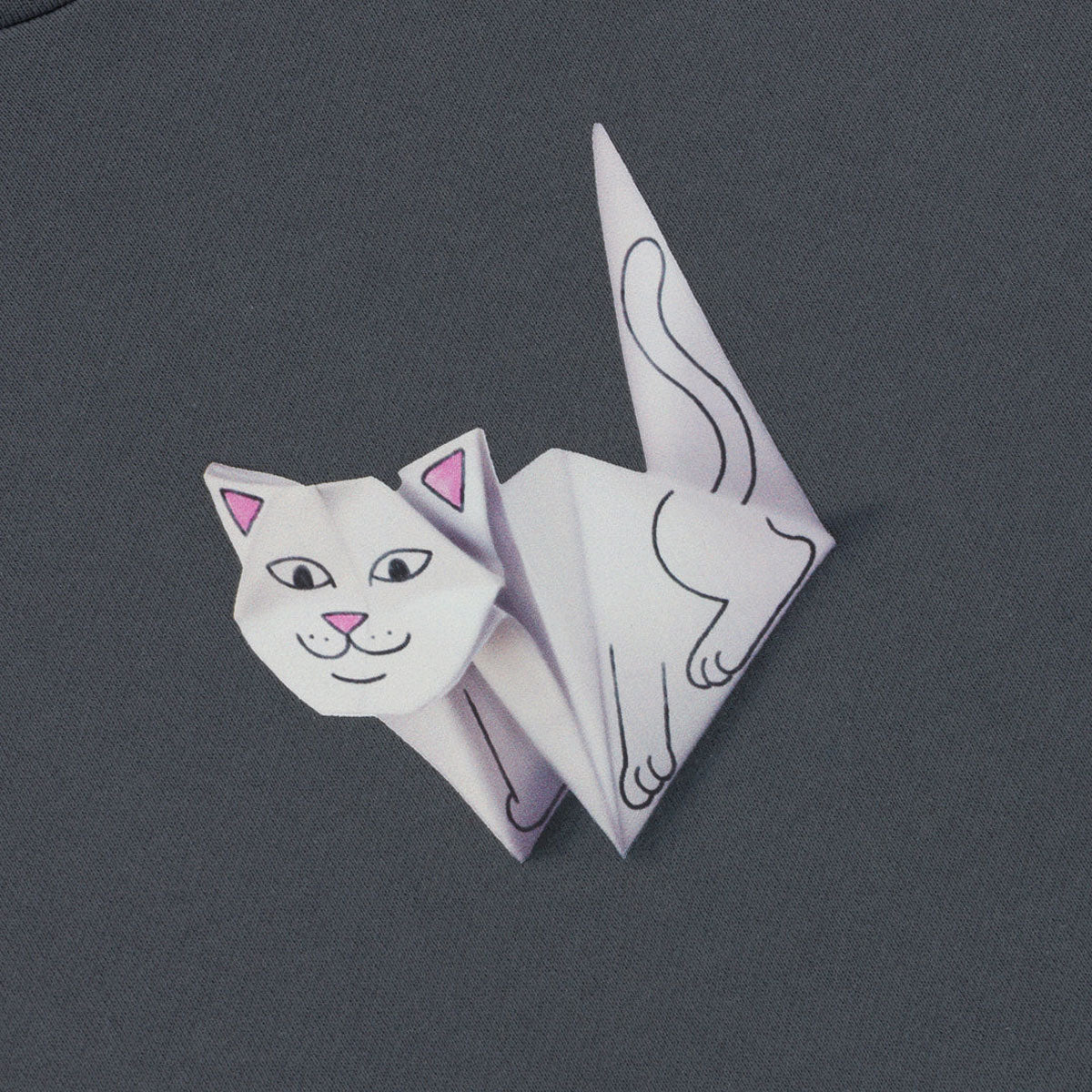 RIPNDIP Origami Hoodie - Charcoal - Image 5