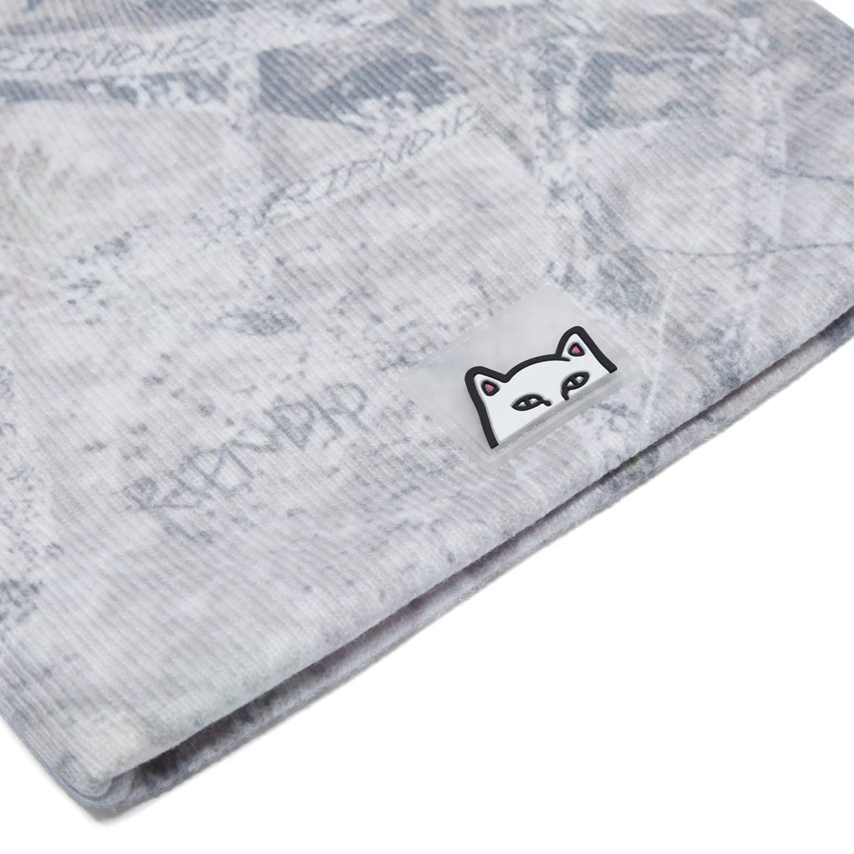 RIPNDIP Peeking Nermal Skull Beanie - Nerm Tree Camo - Image 2