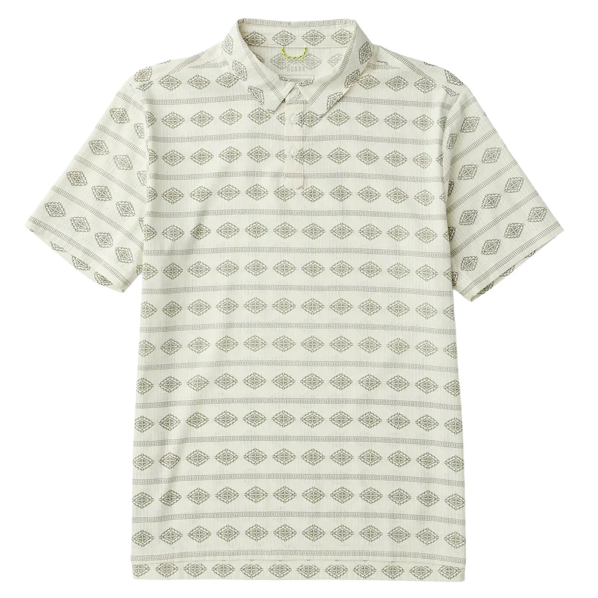 Roark Bless Up Polo Shirt - Unbleached - Image 3