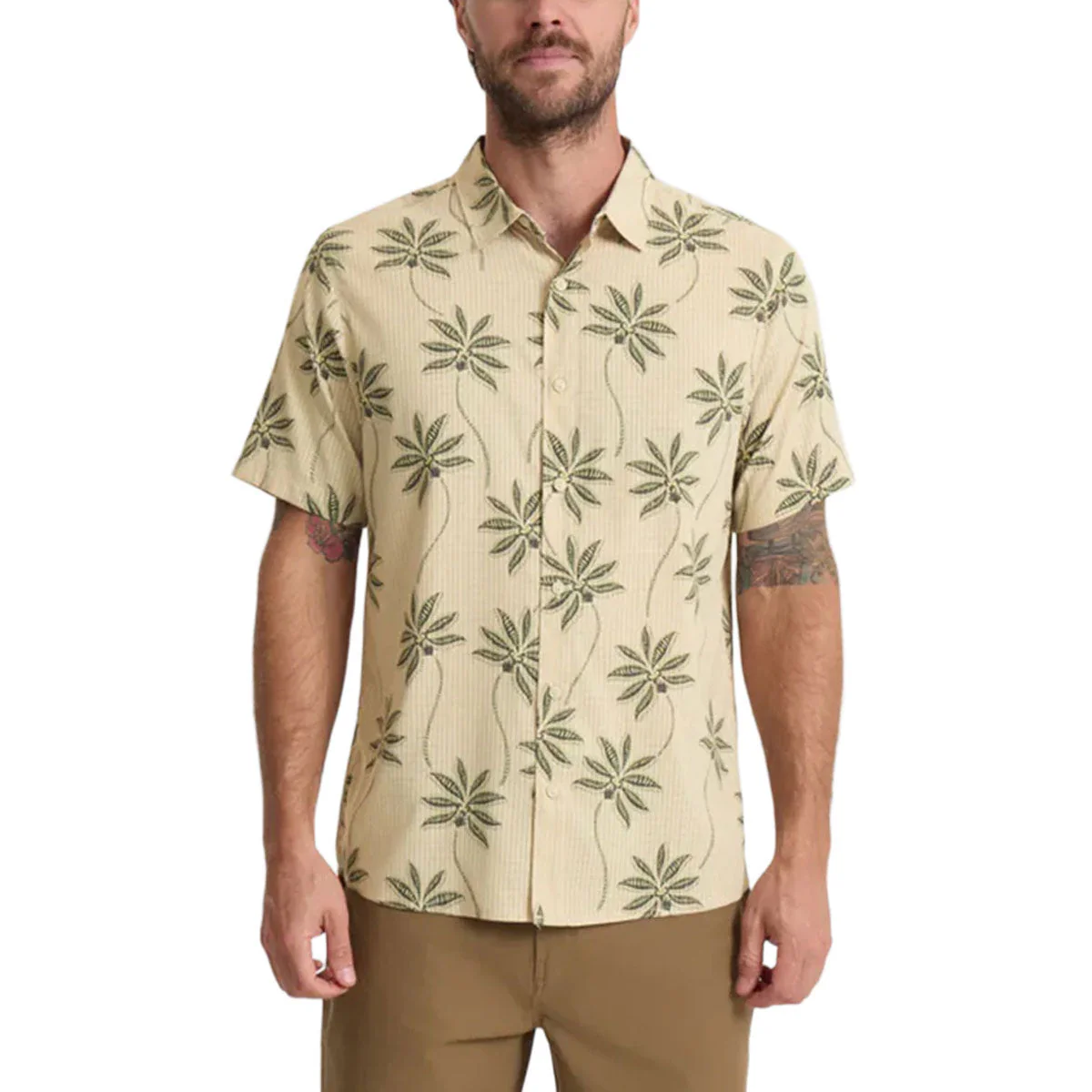 Roark Bless Up Shirt - Fossil Print