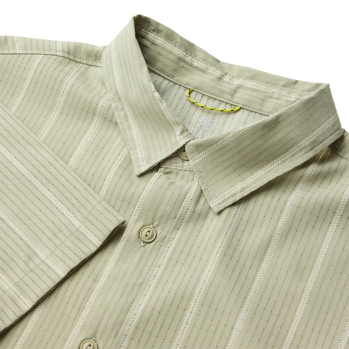 Roark Bless Up Shirt - Sage Stripe - Image 3