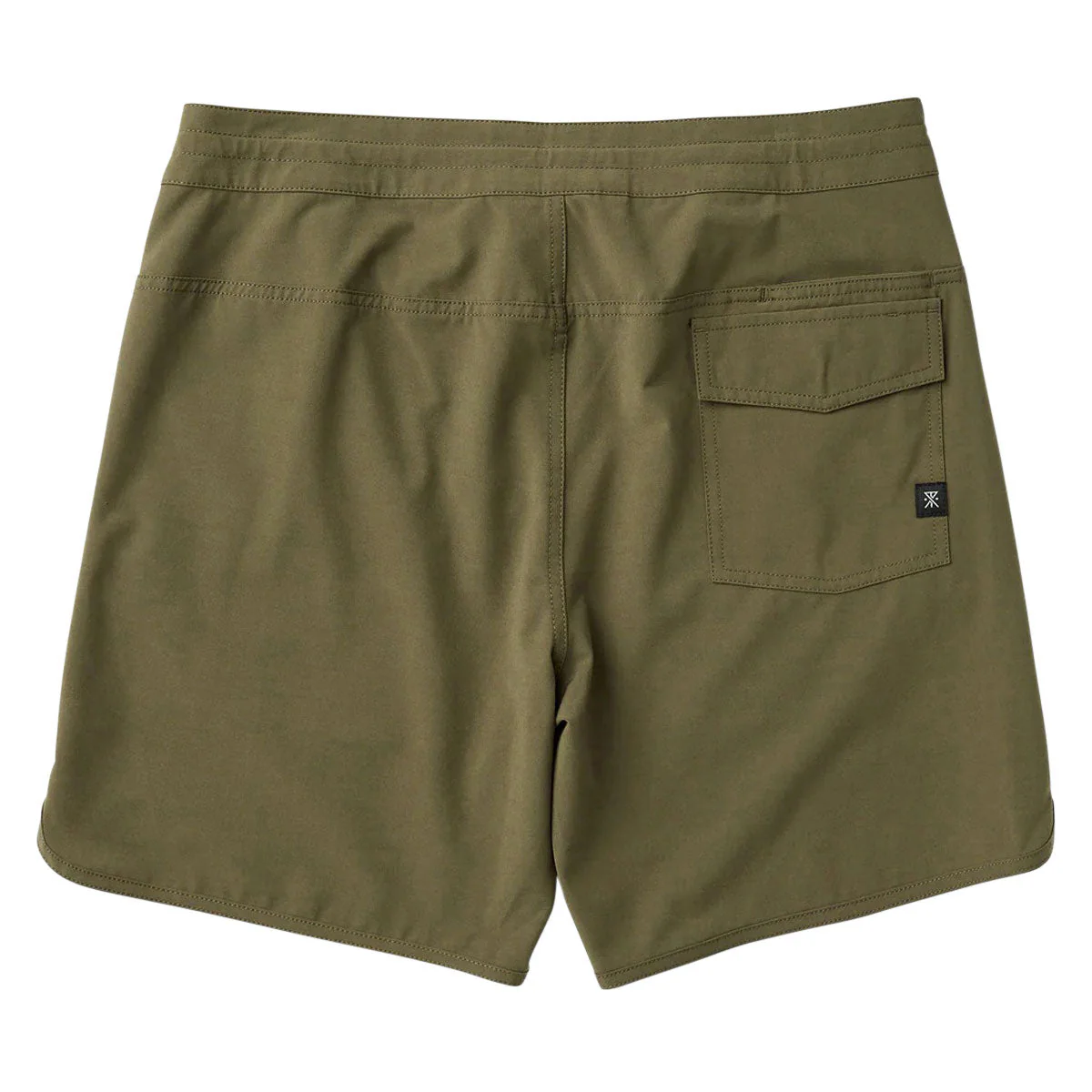 Roark Chiller Scallop Boardshorts - Military - Image 2