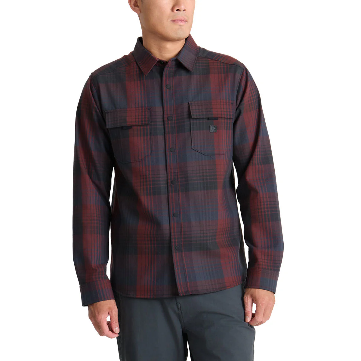 Roark Diablo Long Sleeve Shirt - Sangria