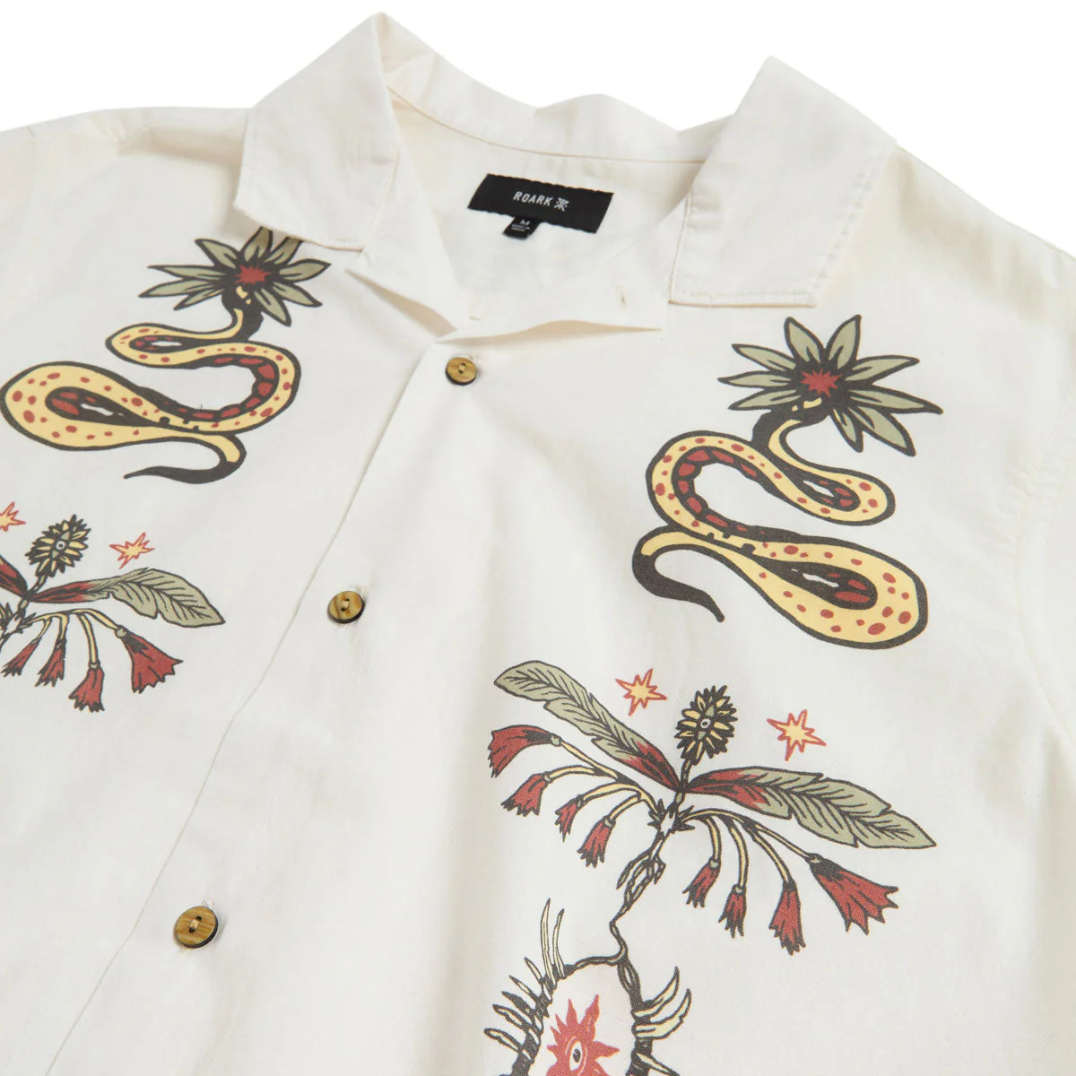 Roark Gonzo Woven Shirt - Unbleached - Image 4