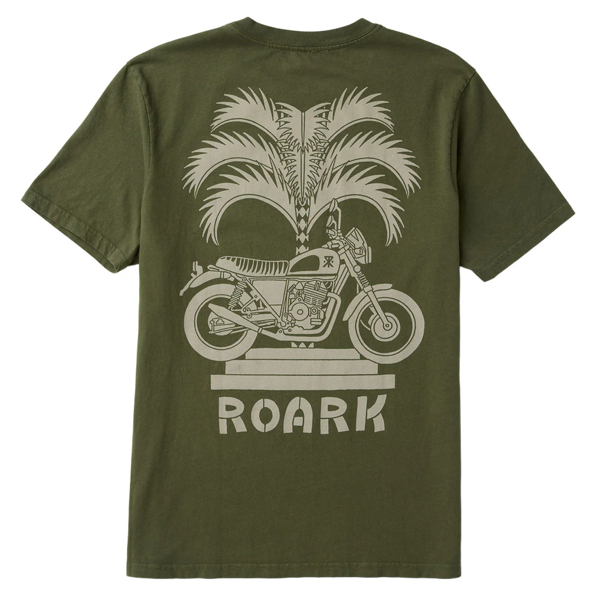 Roark Moto Palm T-Shirt - Military