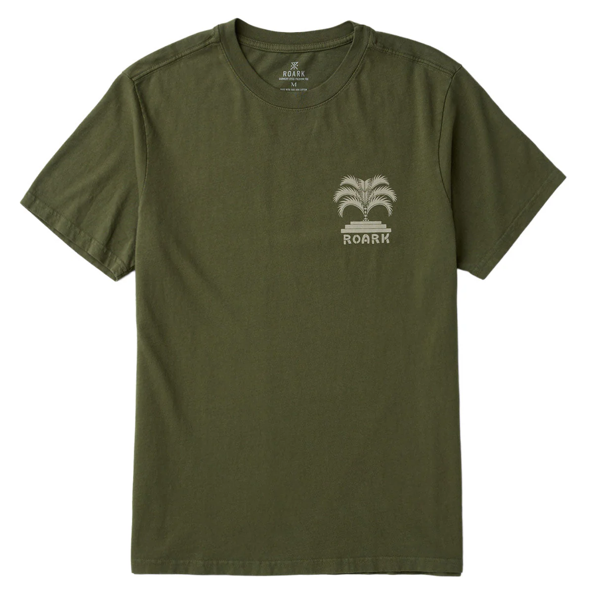 Roark Moto Palm T-Shirt - Military - Image 2