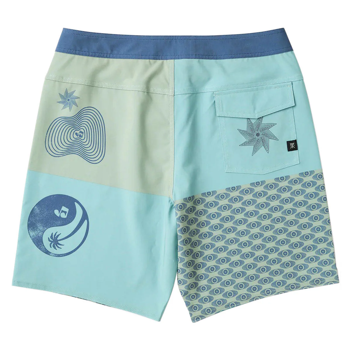 Roark Passage Boardshorts - Hazy Blue - Image 2