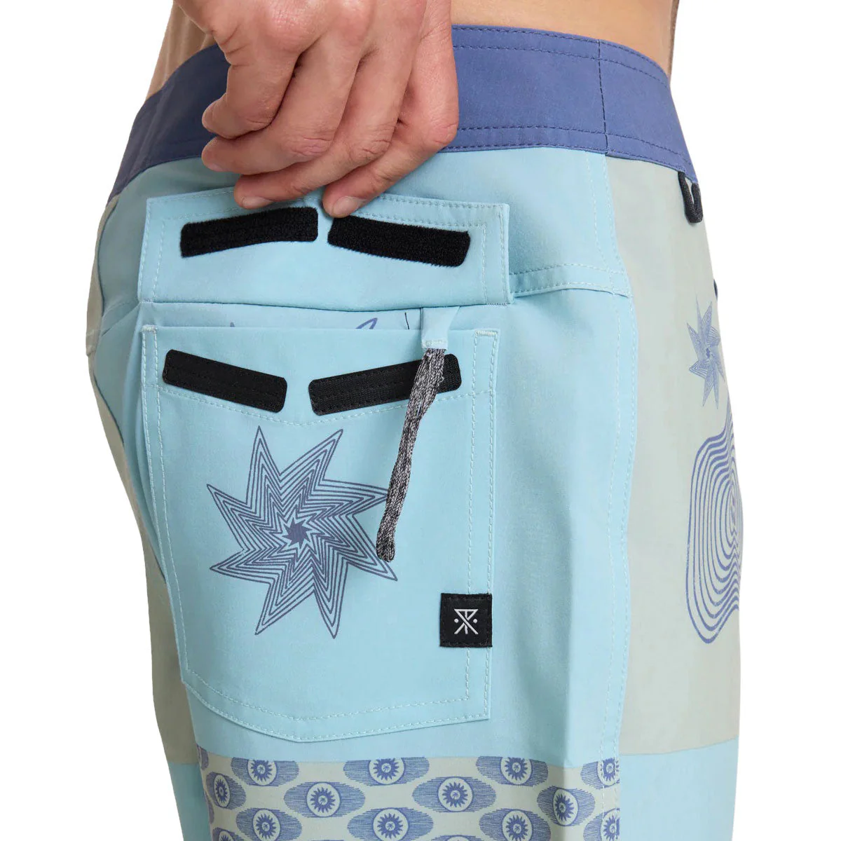 Roark Passage Boardshorts - Hazy Blue - Image 4
