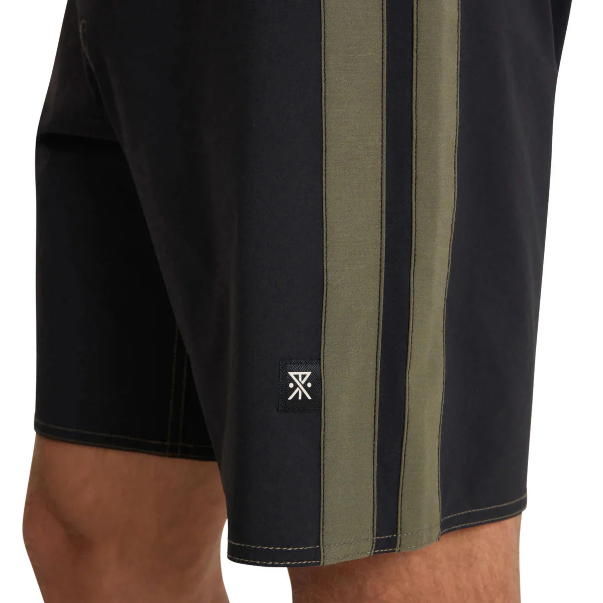 Roark Passage Panel Boardshorts - Black 2 - Image 5