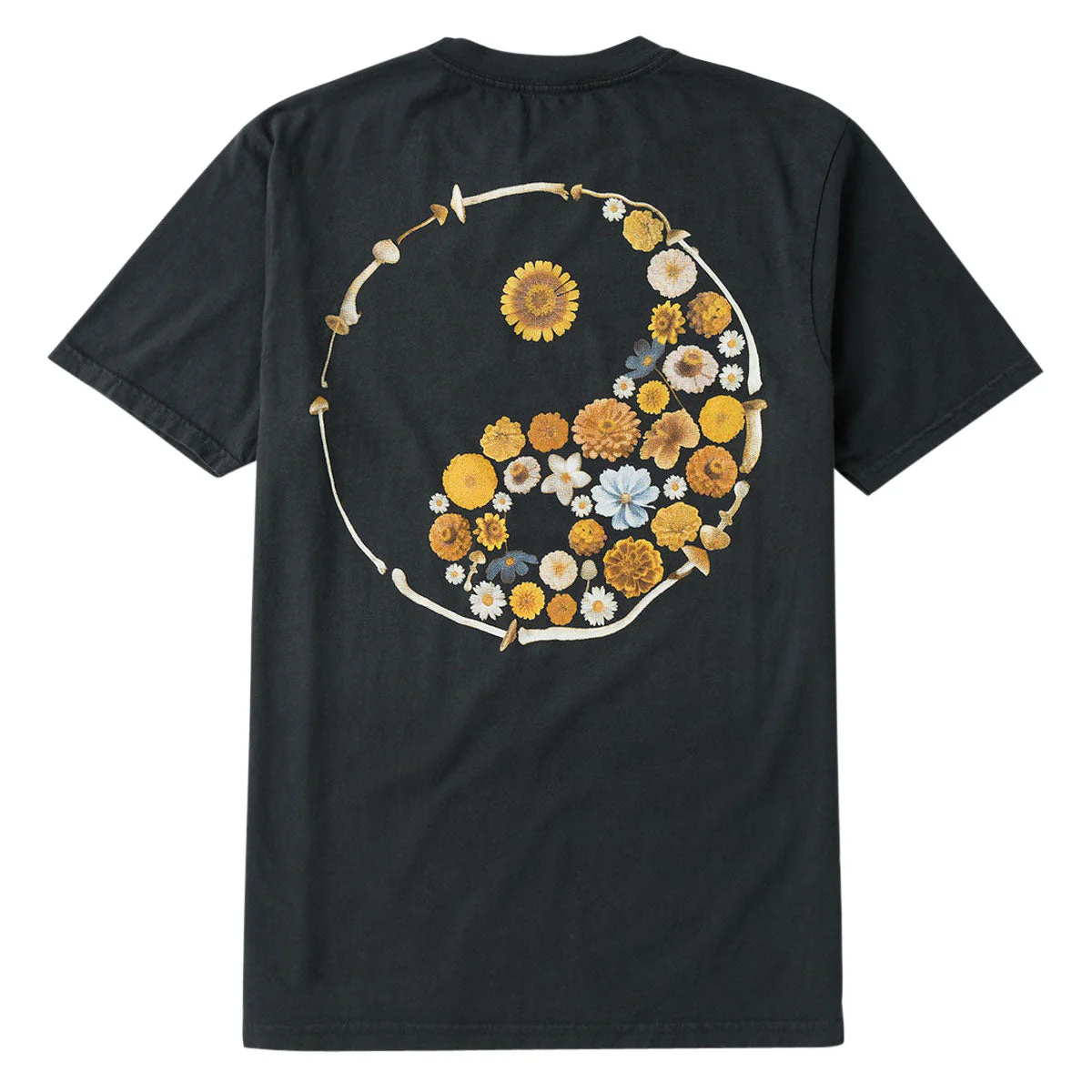 Roark Yin Yang Forage T-Shirt - Washed Black