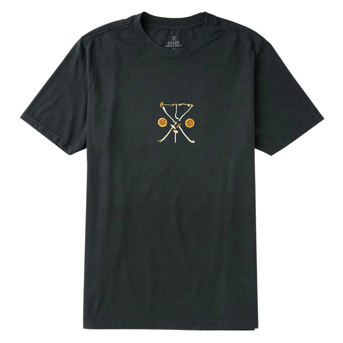 Roark Yin Yang Forage T-Shirt - Washed Black - Image 2