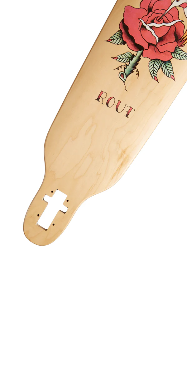 Rout Flash Drop-Thru Longboard Deck - Image 2