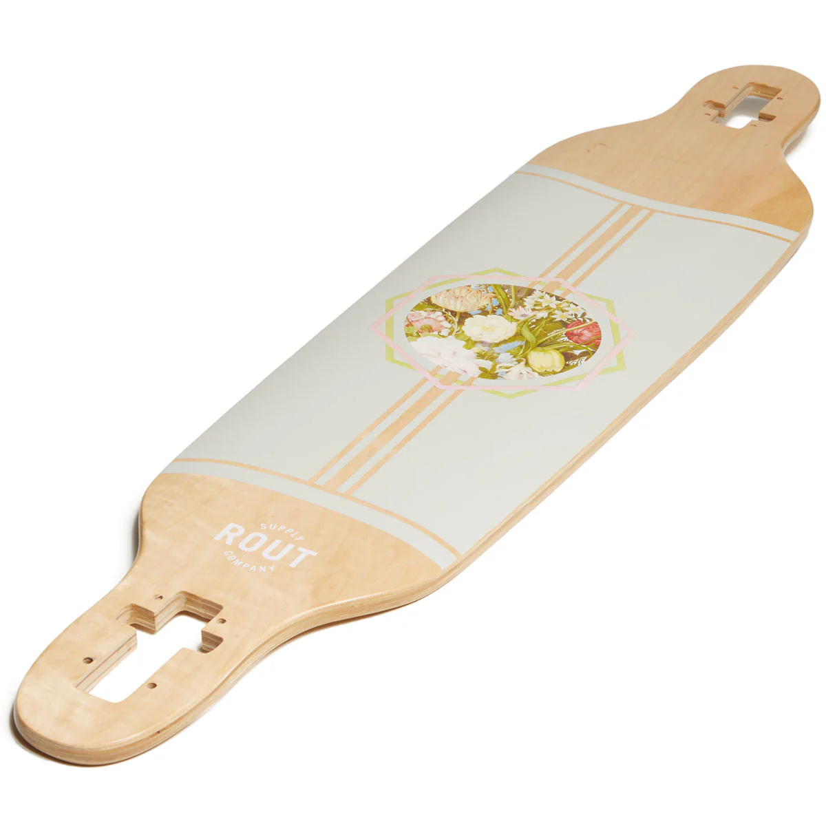 Rout Floral Drop-Thru Longboard Complete - Image 4